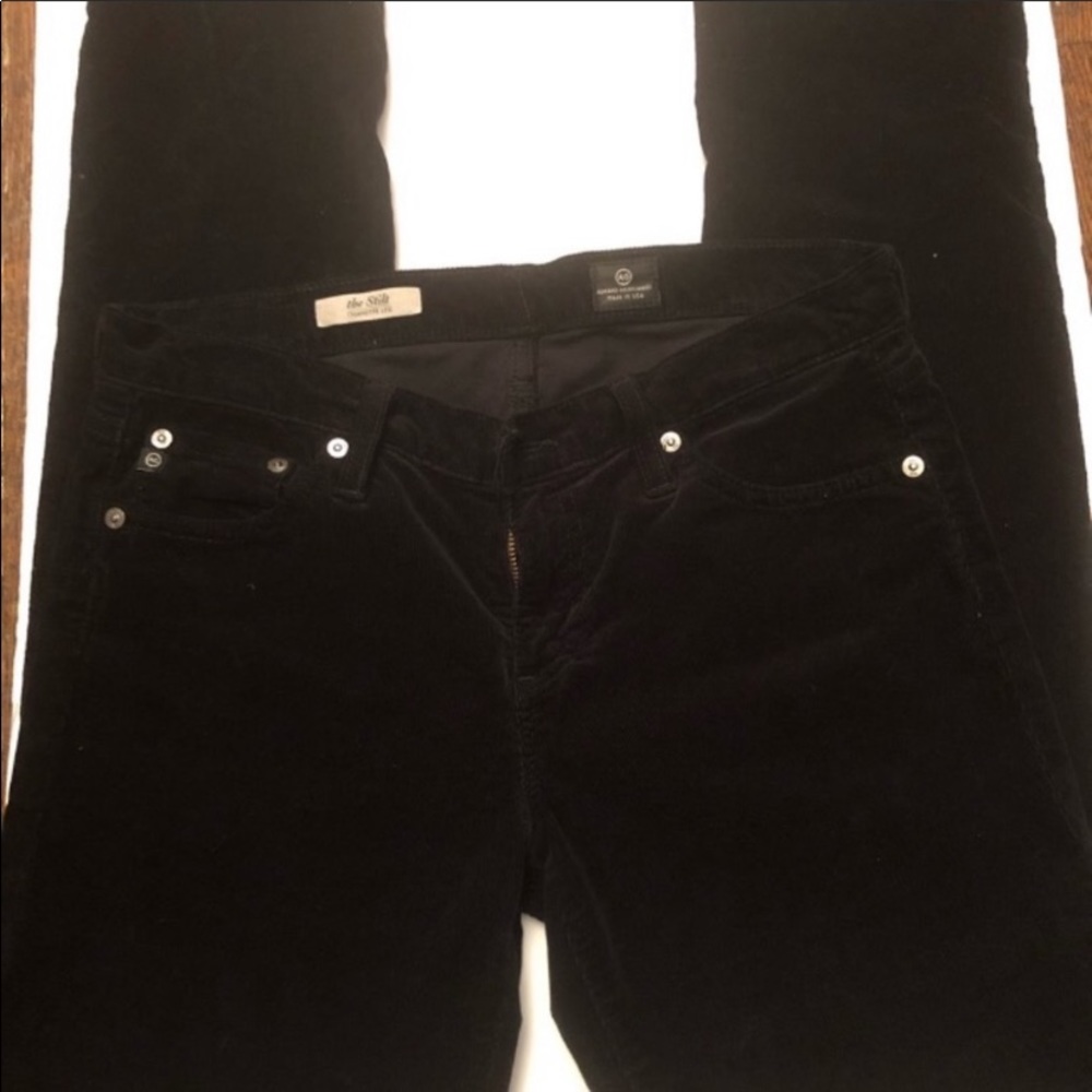 A/G stilt Black cigarette leg corduroy jeans 28 - Picture 6 of 7